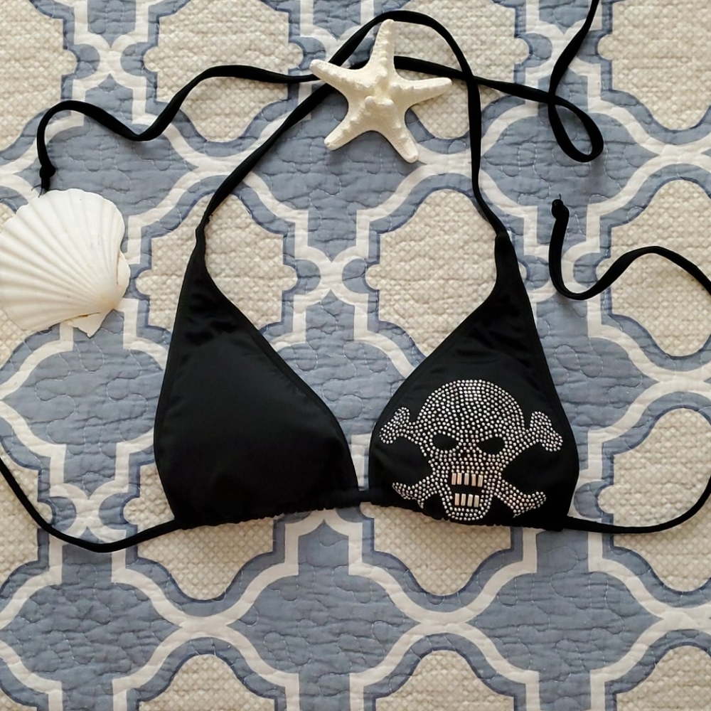 Black Pritrate bikini top Small